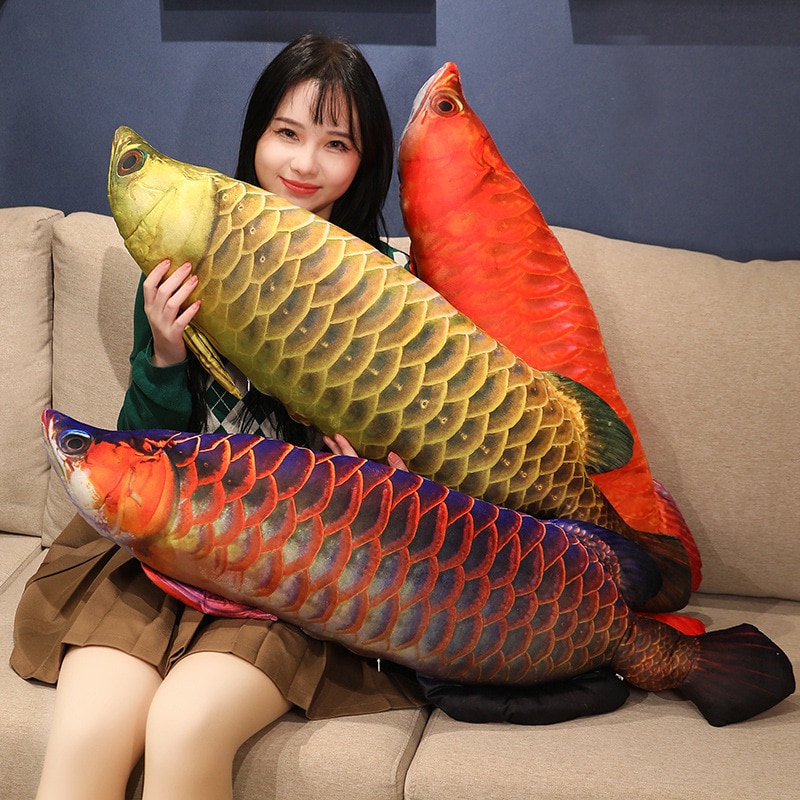 Funny Realistic Fish Plush Pillow Plush Toys – Plushie Depot